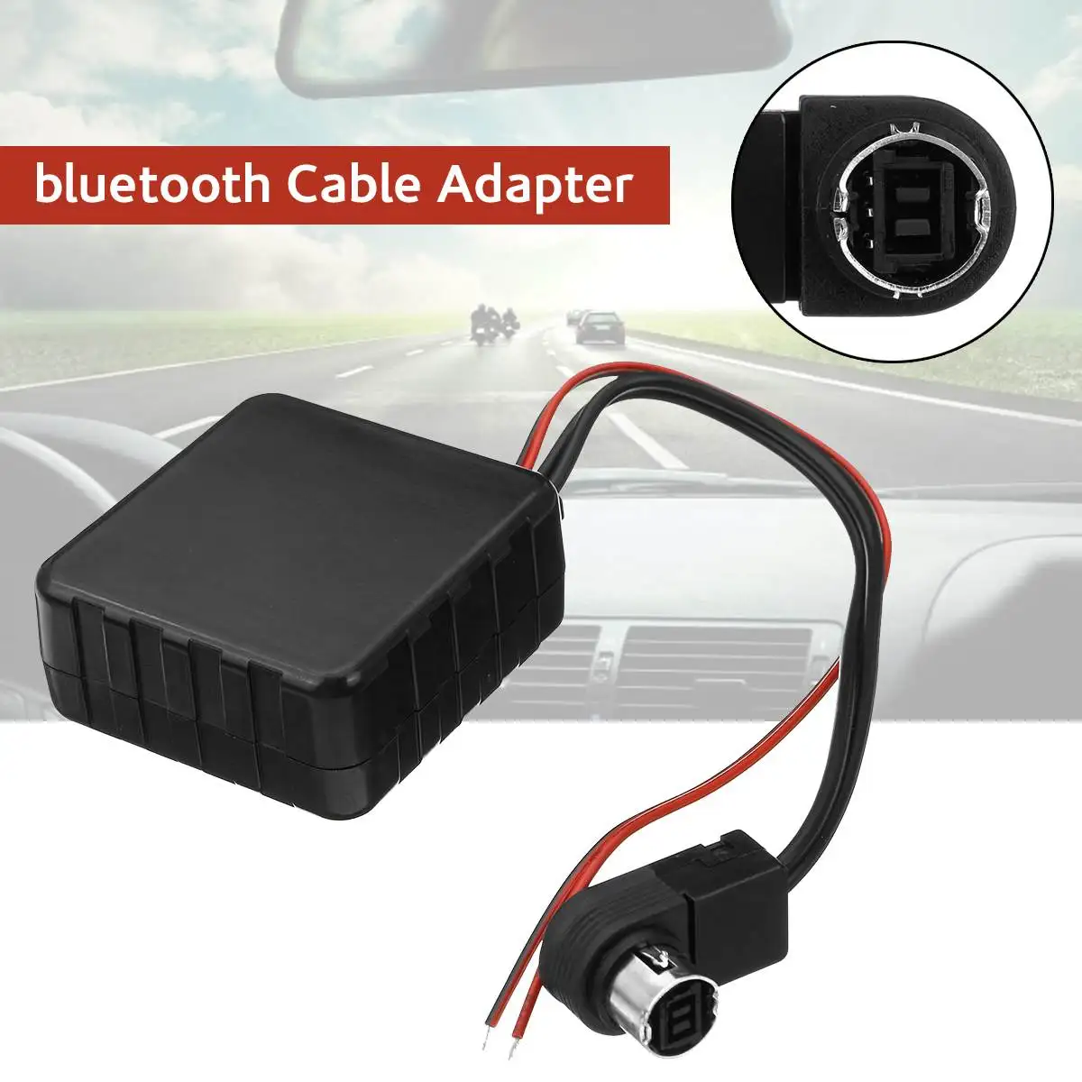 Автомобильный адаптер bluetooth модуль подключения к разъему AUX KCA121B для альпийских 9887/105/117/9855/305S