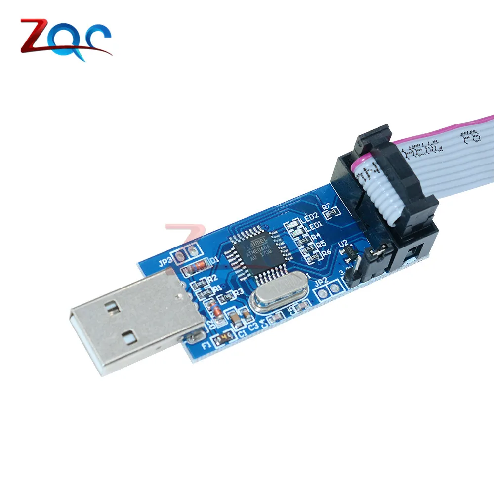 Программатор USBASP USBISP AVR USB ISP ASP ATMEGA8 ATMEGA128 с поддержкой Win7 64K для Arduino | Инструменты