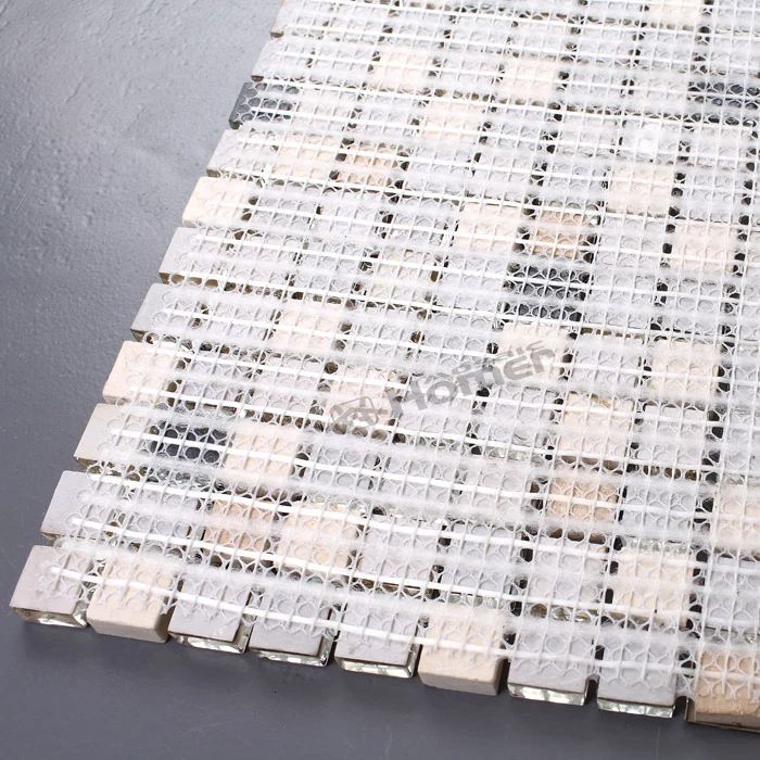 Бесплатная экспресс-доставка! Плитка Мозаичная из коричневого стекла и мрамора