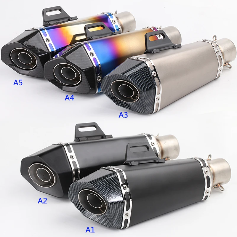51 мм глушитель выхлопной трубы akrapovic sportst с дБ убийца для Бенелли 600 r6 r15 nc750x gsr 600 sv650 trk502 cbr250r