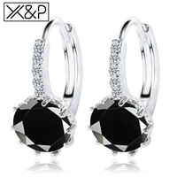 xp wedding white crystal stud earrings 2019 for women luxury buy 1 get 1 gift cubic zirconia small earrings accessories jewelry