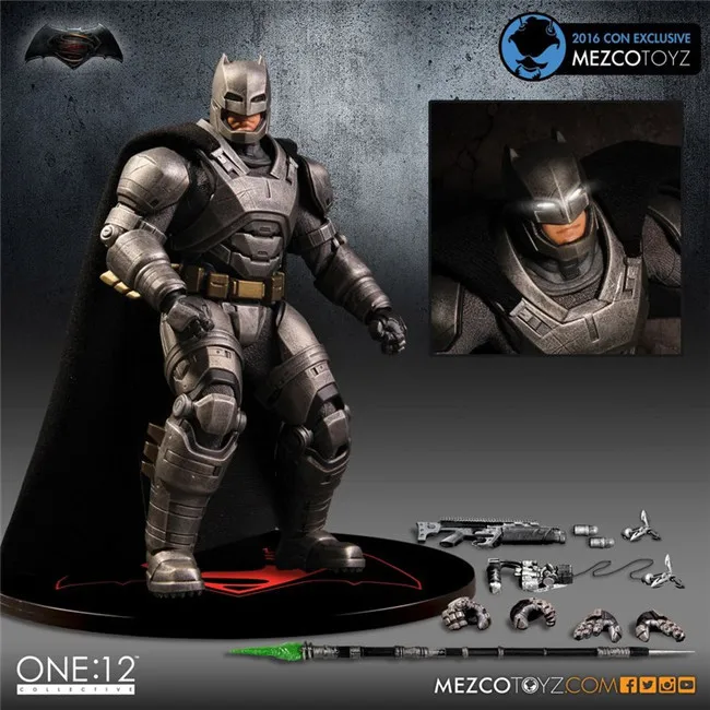 Mezco Armor Batman One:12 Collective высокое качество BJD Игрушки для мальчиков | и хобби