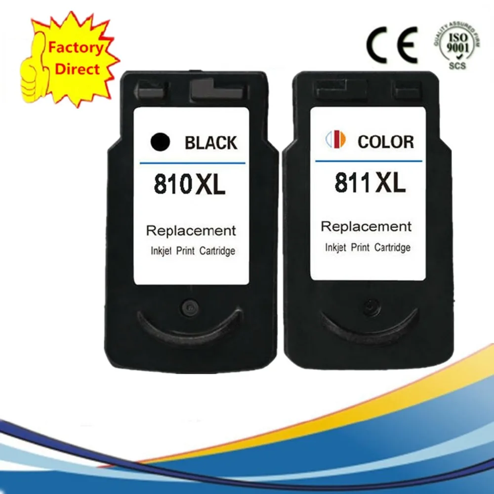 

PG-810 PG 810 CL 811 XL PG810 CL811 CL-811 Ink Cartridges Remanufactured Pixma IP2770 IP2772 MP245 MP258 MP268 MP276