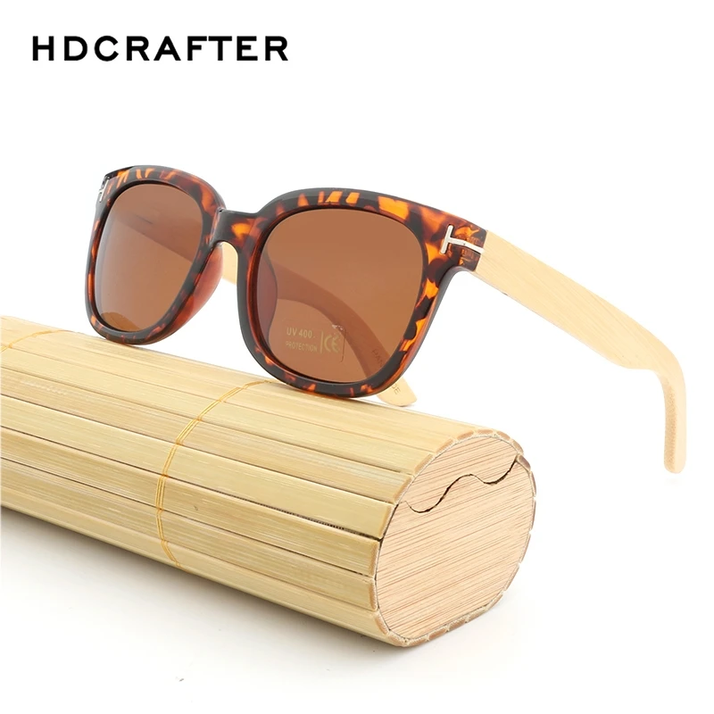 HDCRAFTER высококачественные винтажные бамбуковые солнцезащитные очки с