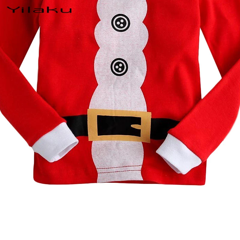 Детские осенне-зимние пижамные комплекты для маленьких мальчиков и девочек