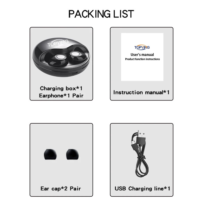 Беспроводные наушники Мини Музыкальные стереонаушники спортивные для