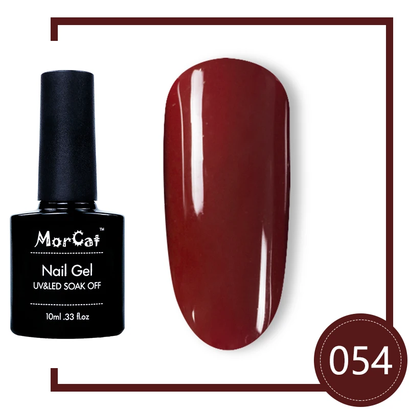 054 MoCat Фиолетовый лак для ногтей УФ лак-гель фиолетовая серия гель для ногтей отмачиваемый Гель-лак Полупостоянный УФ-гель - Цвет: 054