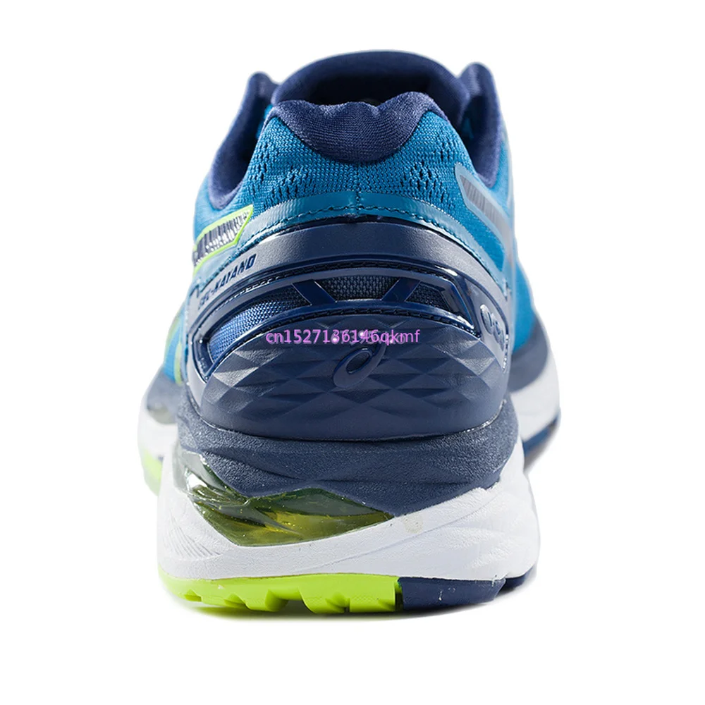 Подлинный ASICS GEL-KAYANO 23 стабильный светильник кроссовки полумарафон Мужская обувь нескользящие дышащие низкие T646N