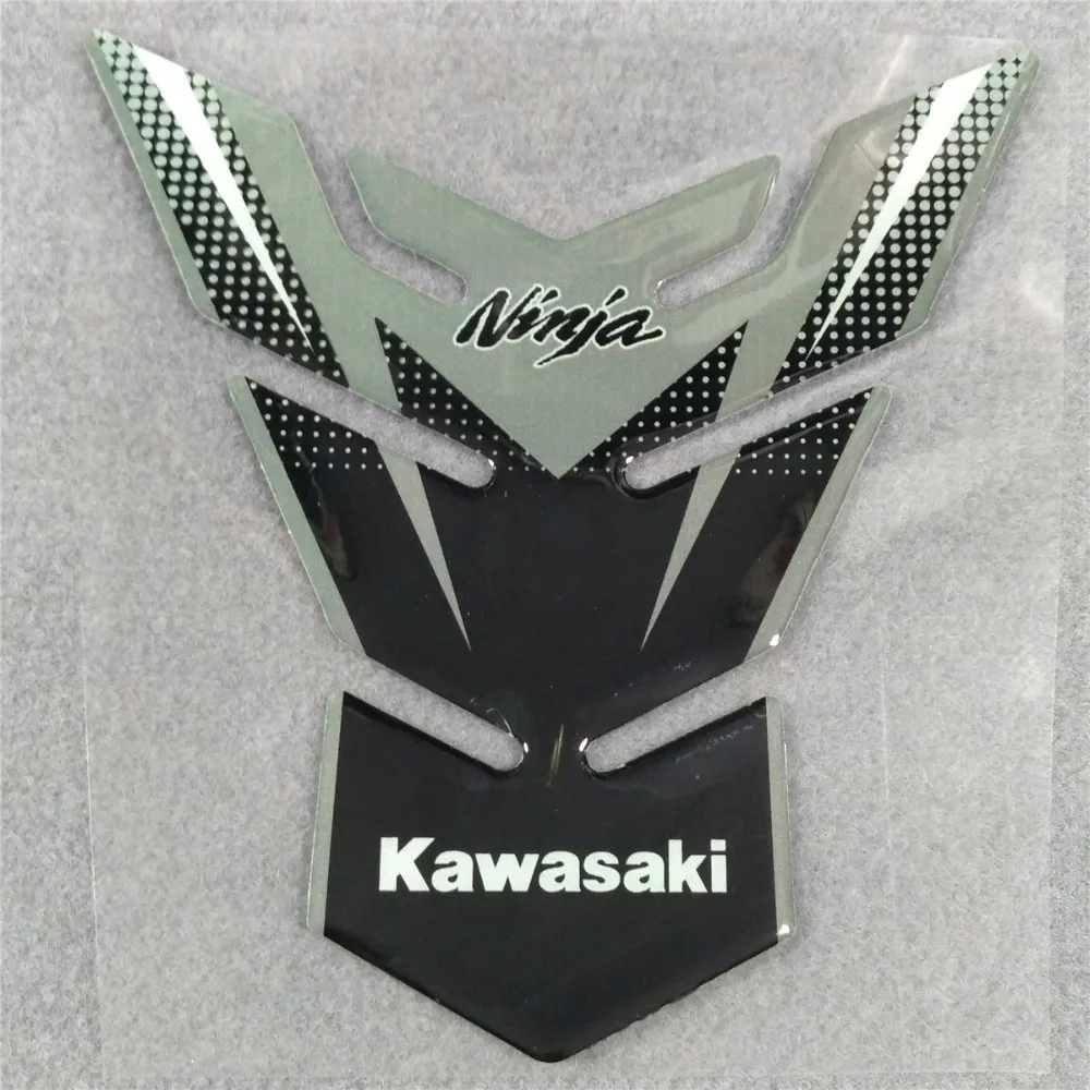 3D защитная накладка на бак мотоцикла Стикеры углерода пайки Черный для Kawasaki Ninja 400 250R 400R 250 650 H2 300 1000