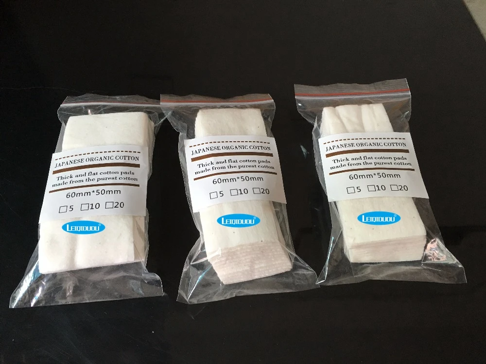 20 штук 100% японский Хлопок фитиль unbleach природа RDA хлопок для РБА diy распылитель