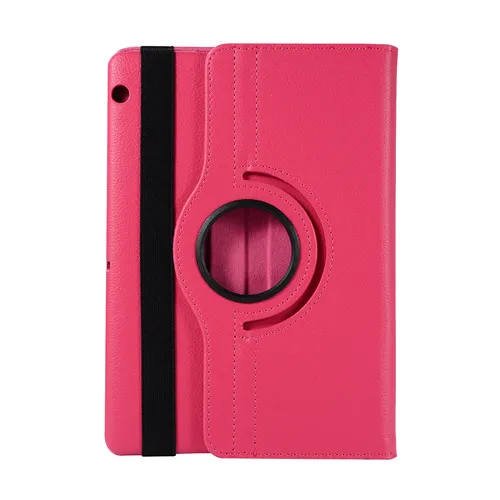 For T3 9.6 Rose Вращающийся на 360 чехол для huawei MediaPad T3 9,6 дюймов 10 AGS-L09-L03 W09 кожаный чехол для планшетов Honor Play Pad 2 9," чехол s - Цвет: For T3 9.6 Rose