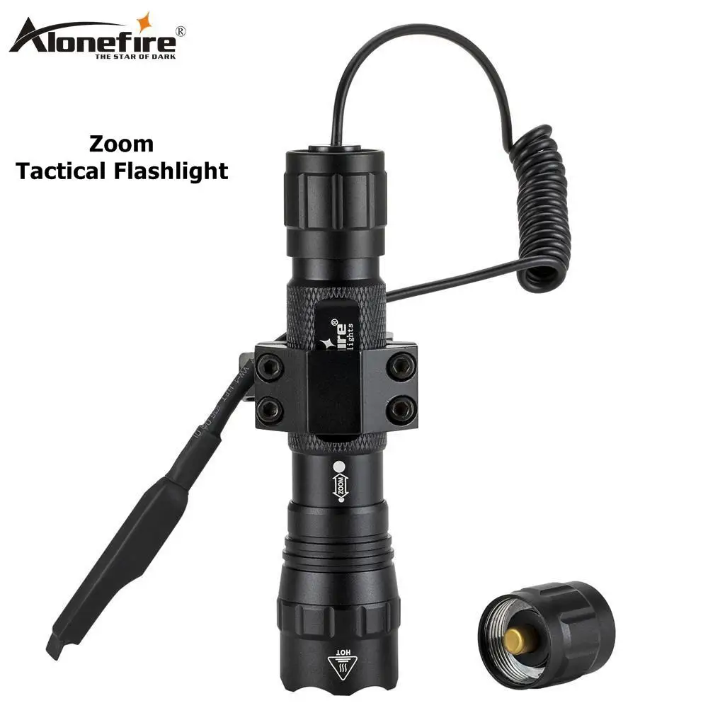 Тактический фонарик AloneFire tk503 с инфракрасным излучением тактический