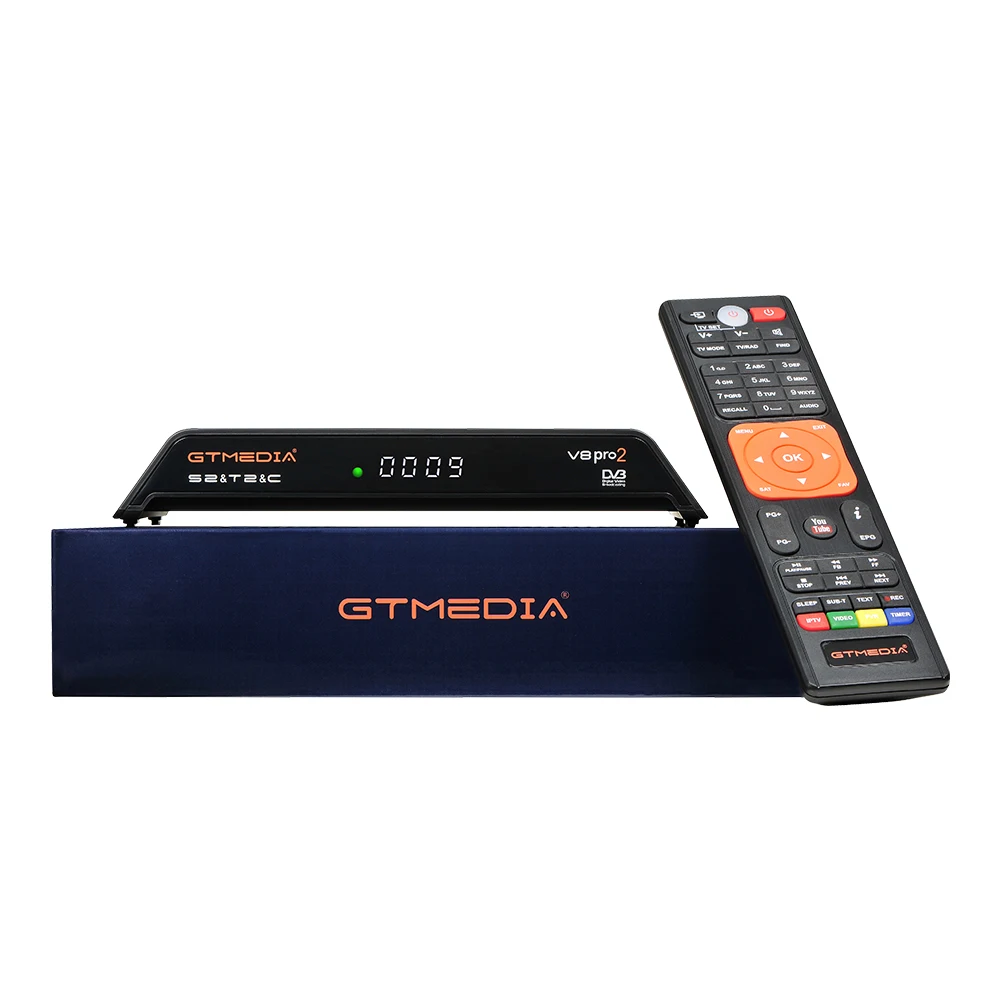 Freesat V8 PRO2 комбинированный спутниковый ресивер с бесплатной 1 год Европа 5 нажатий Cccam сервер поддержка DVB-S2+ T2/C Biss ключ pk v8 золотой