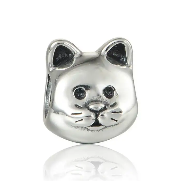 

Curious Cat Beads Autumn Animal Beads Original 925 Sterling SilverJewelry Fits Pandora Bracelets DIY Making