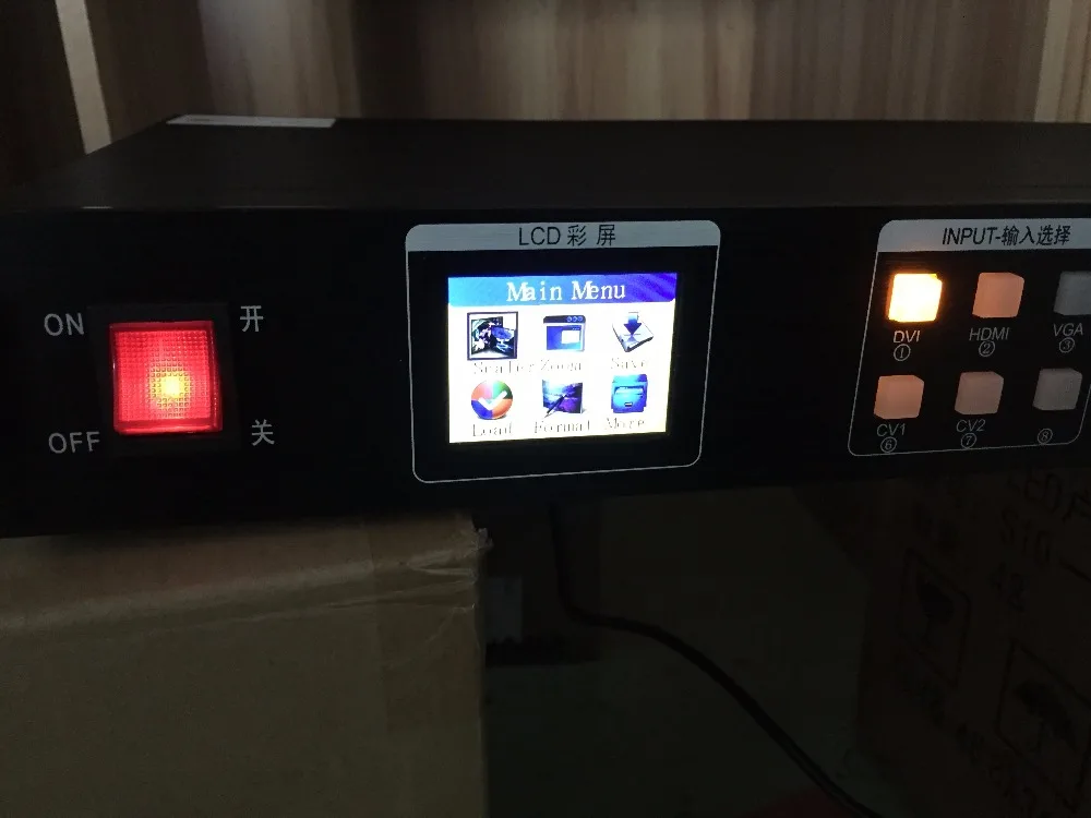 Светодиодный видео настенный контроллер NOVA и передающая карта LINSN+ KYSATR KS600 светодиодный преобразователь формата видеопроцессора 1920*1200 Поддержка DVI VGA HDMI