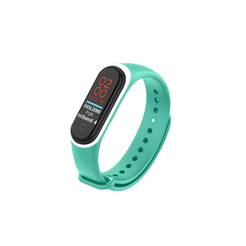 Multi Color Soft Silicone Smart Bracelet Strap for Mi Band 4 Strap Wristband Replacement Accessories for Xiaomi - Цвет: I