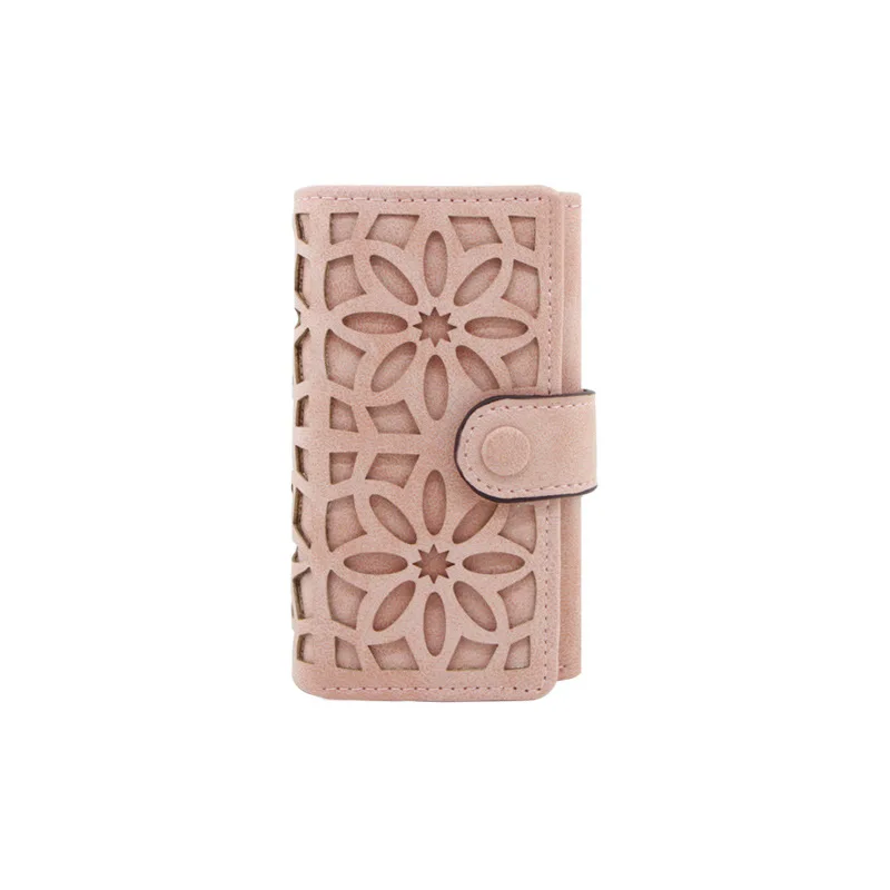 Женский короткий кошелек LADSOUL из искусственной кожи однотонные деловые