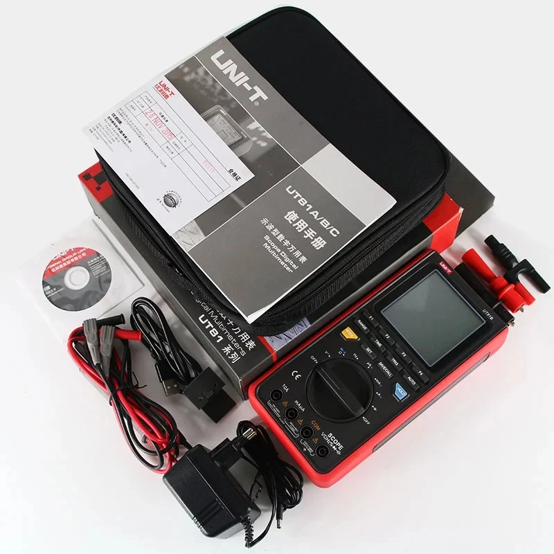 UNI T UT81C Цифровой мультиметр мини осциллограф вход Высокая чувствительность диод