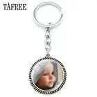 Брелок для ключей TAFREE с подвеской на заказ, брелок для ключей для детей, семьи, влюбленных, фотографий, кольцо для ключей, держатель для подарков NA01