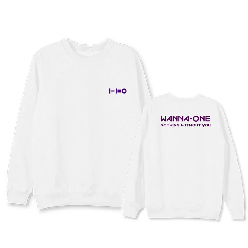 WANNA ONE album укороченная куртка с круглым воротником для мужчин и женщин длинными