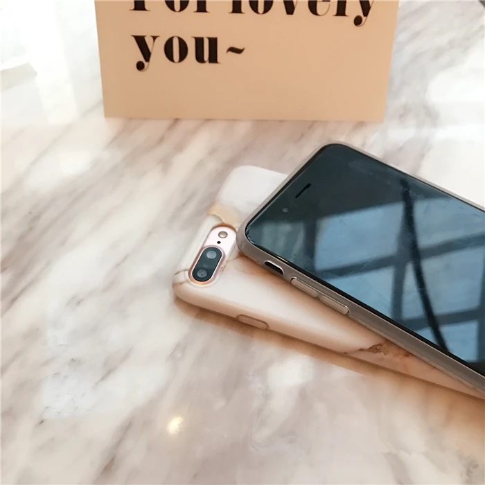 100 шт./лот новый дизайн мраморный чехол из ТПУ с трещинами для iPhone x 6 6s 8 8Plus крышка