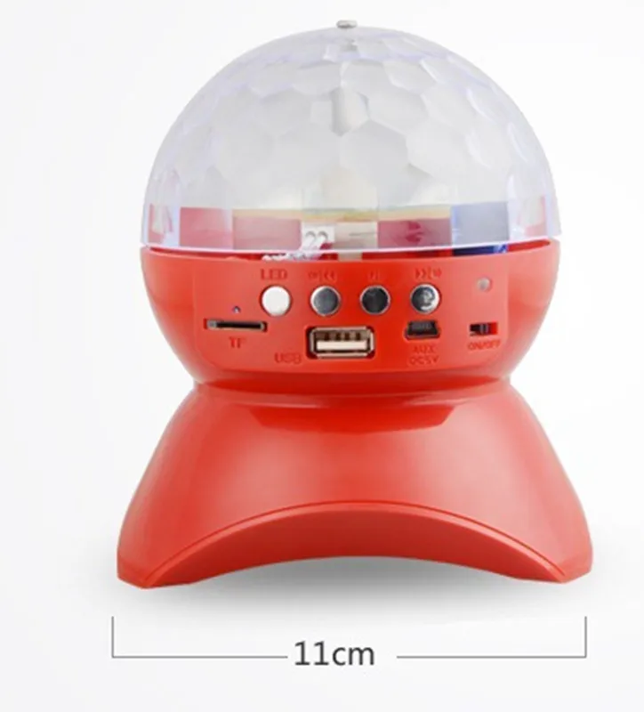 Беспроводной Bluetooth светодиодный сценический аудио красочный динамик освещения