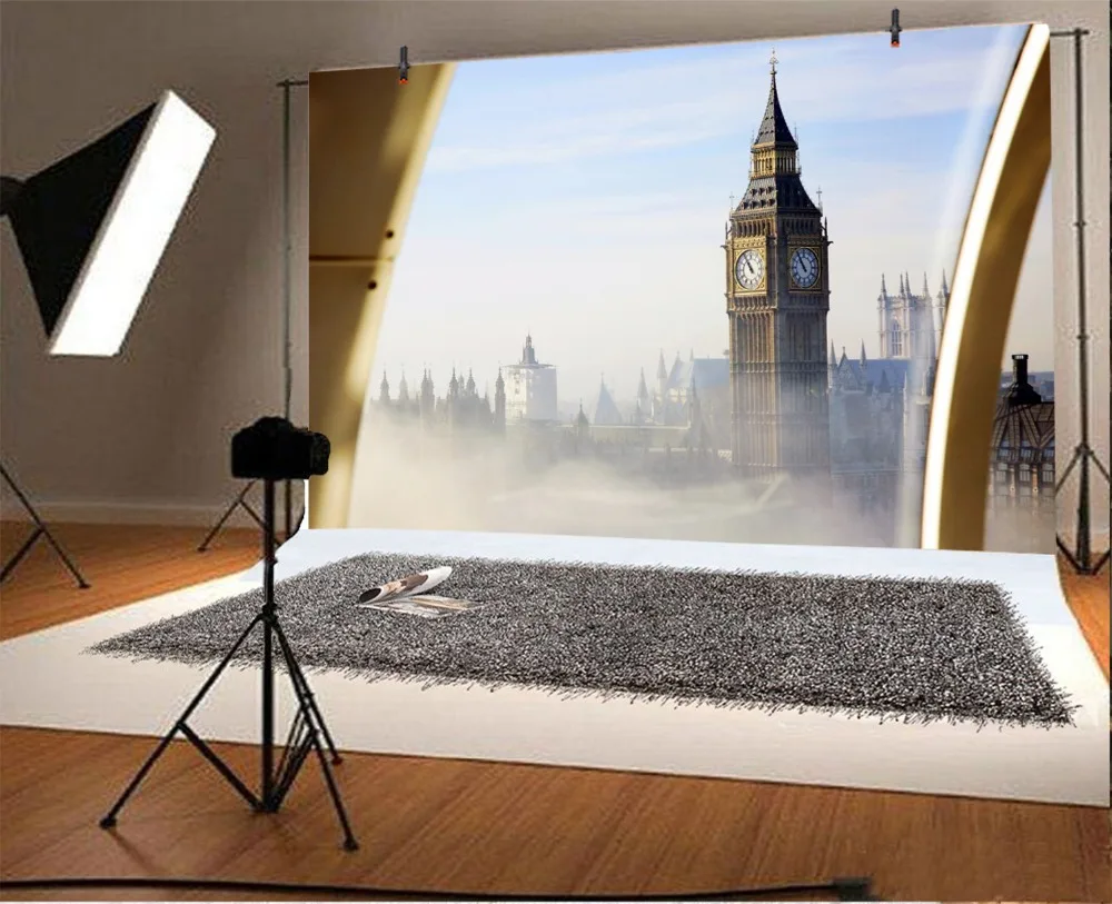 Фотофон Laeacco Big Ben London фоны для фотосъемки путешествий реквизит фотостудии -