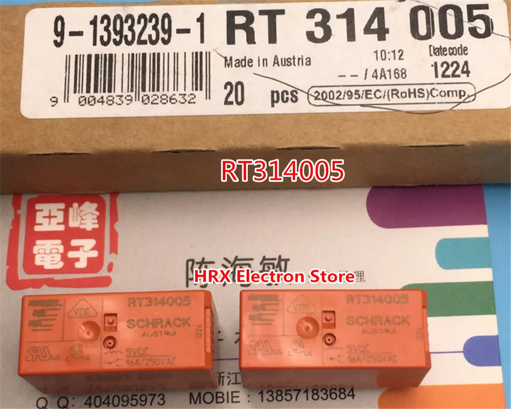 10 шт./лот реле RT314005 RT314012 RT314024 RT314730 16A 8PIN новый оригинальный|Реле| |