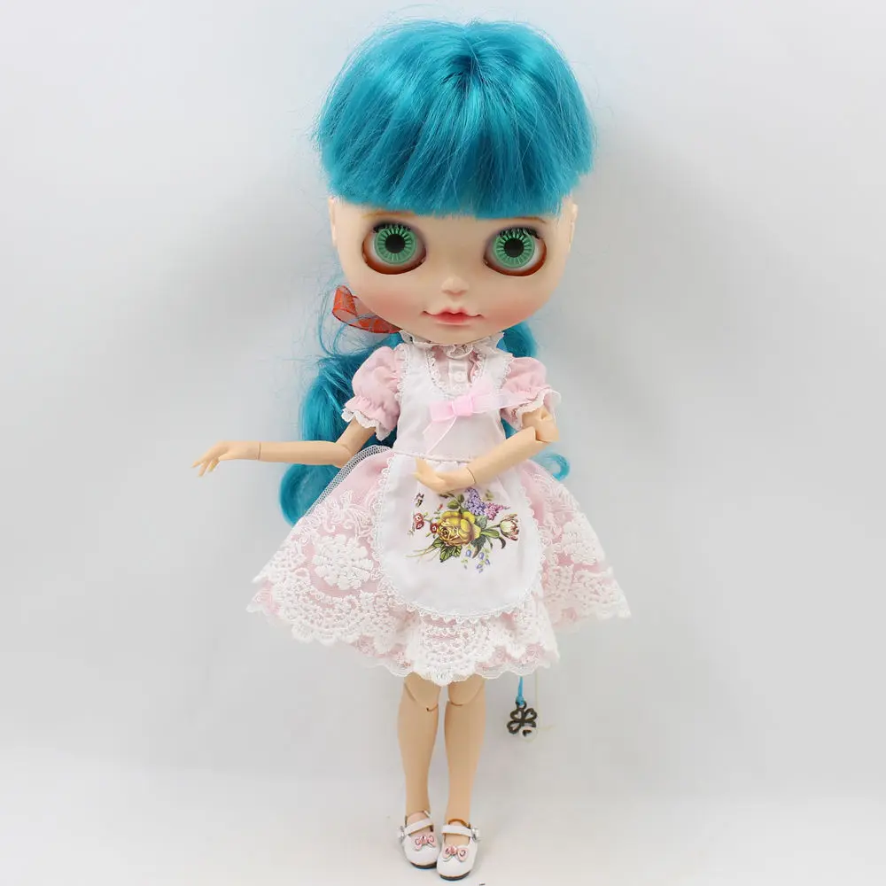Наряды для куклы Blyth синее и розовое платье милый простой наряд 1/6 BJD ICY DBS | Игрушки