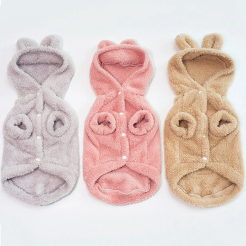 Новое поступление одежда для кошек Kawaii с ушками медведя домашних животных