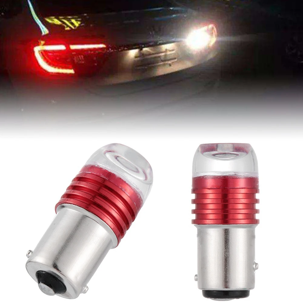 2шт Авто 1157 led BAY15D P21/5W Автомобильный светильник стоп-сигнал мигающий лампа DC12V