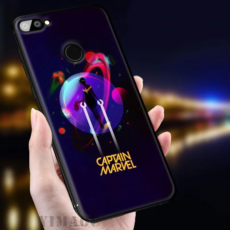 YIMAOC Captain Marvel Soft Case for Huawei Mate 20 10 P30 P20 Pro P10 P9 P Smart Z 2019 &amp Nova 3 3i Lite |