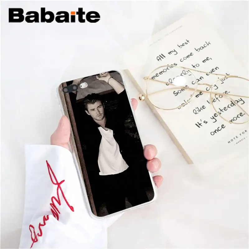 Babaite Chris Hemsworth Мстители Тор ТПУ черный чехол для телефона чехол для iPhone 6S 6plus 7plus 8 8Plus X Xs MAX 5 5S XR 10 - Цвет: A7