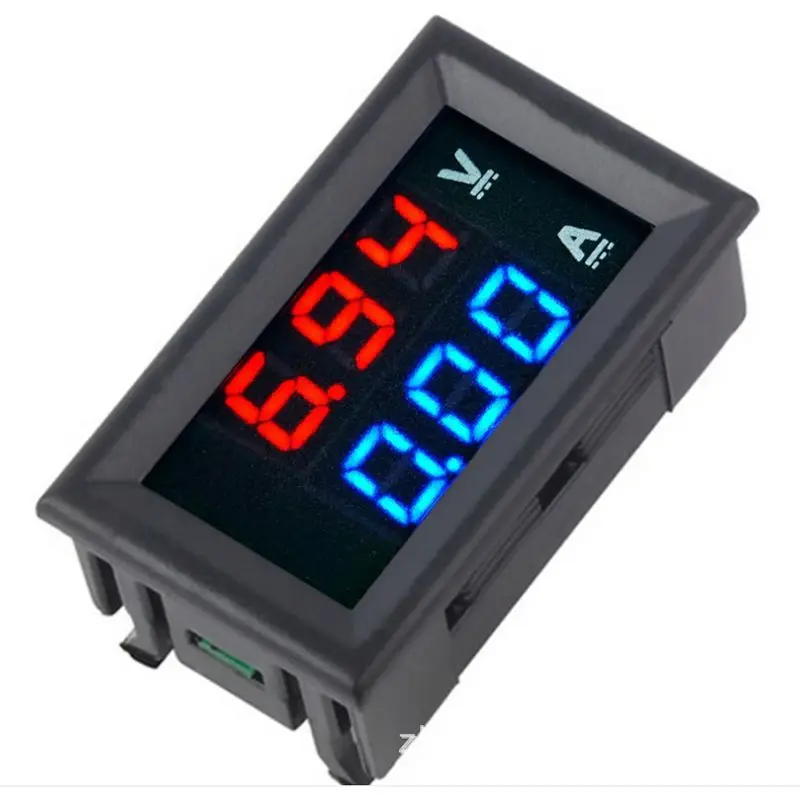 Новый стиль панель установлен DC Цифровой вольтметр Амперметр Двойной Display100 V 10 A |