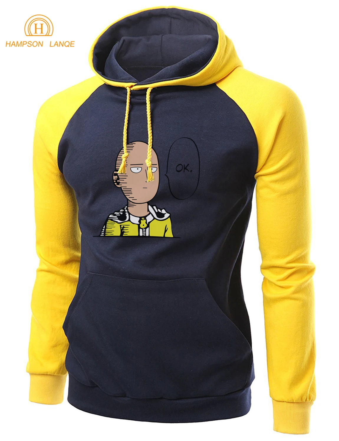 Мужская толстовка в стиле японского аниме One Punch Hero Saitama Oppai OK брендовая одежда для