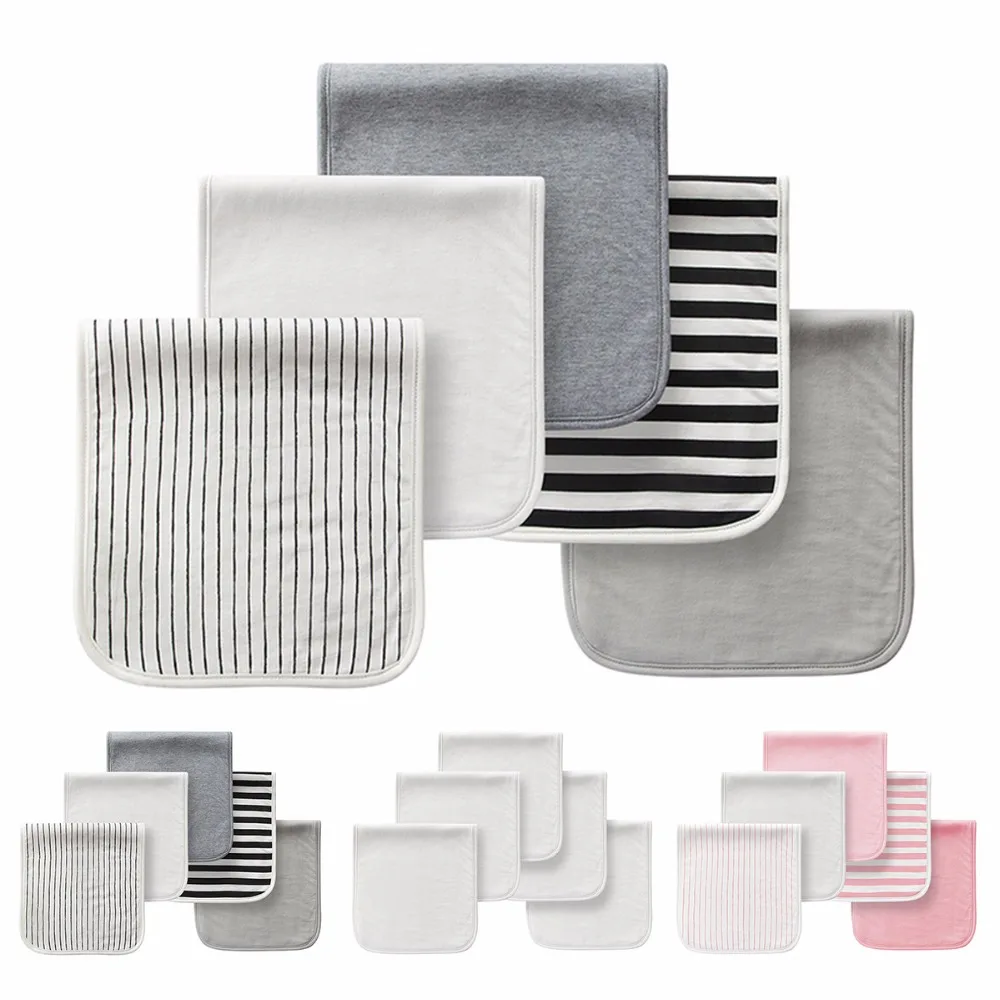 

5PCS/Set Baby Bibs Triple LayeBaby Cotton Bibs Soft Newborn Saliva Towel for Baby Bandana Bibs Absorbent Burping Rags