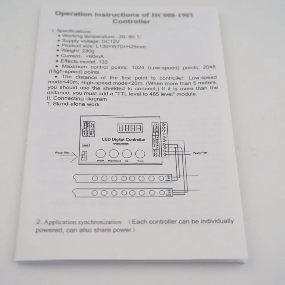 HC008 пульт дистанционного управления 133 эффект режимы DC5-24V для UCS1903 WS2812B WS2811 SK6812