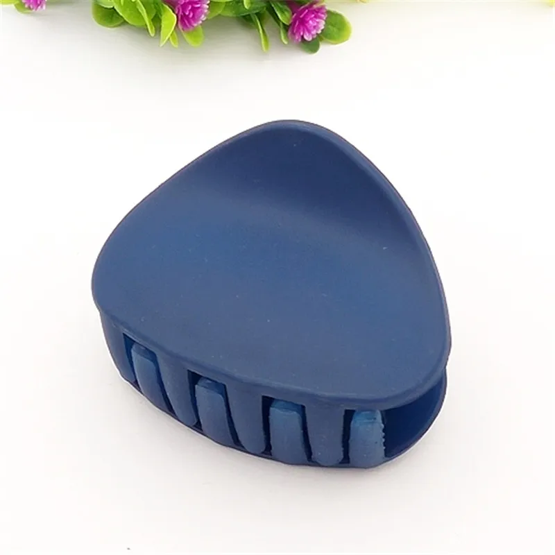 Triangle Navy Blue Не прирученные женские заколки для волос, акриловые нестандартные зажимы для волос, заколки для волос, заколки для волос, аксессуары для волос - Цвет: Triangle Navy Blue