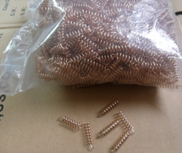 868MHz wireless module heclical copper spring antenna 868M soldering coil antenna