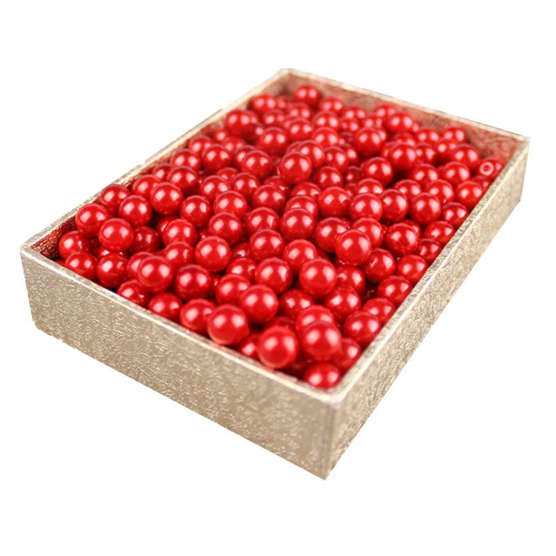 

1 pcs DIY pearl bear Kit 150mm foam bear for creative birthday gift different colors 8mm pears Interesting DIY