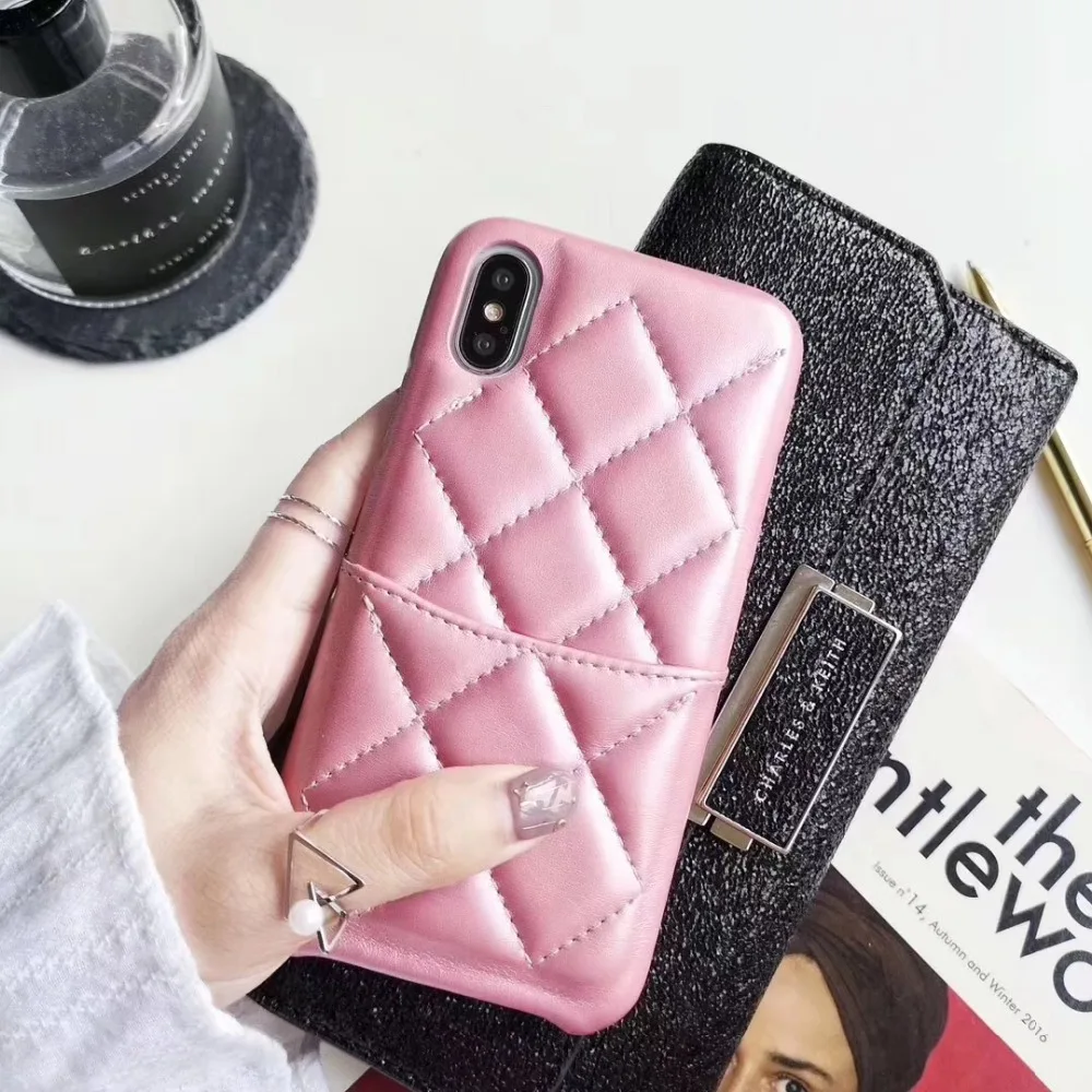 luxury Brand France Lattice Phone case coque for iphone 7 6s 6 8plus xr xs max 7plus Cover fundas accessories Cases casa |