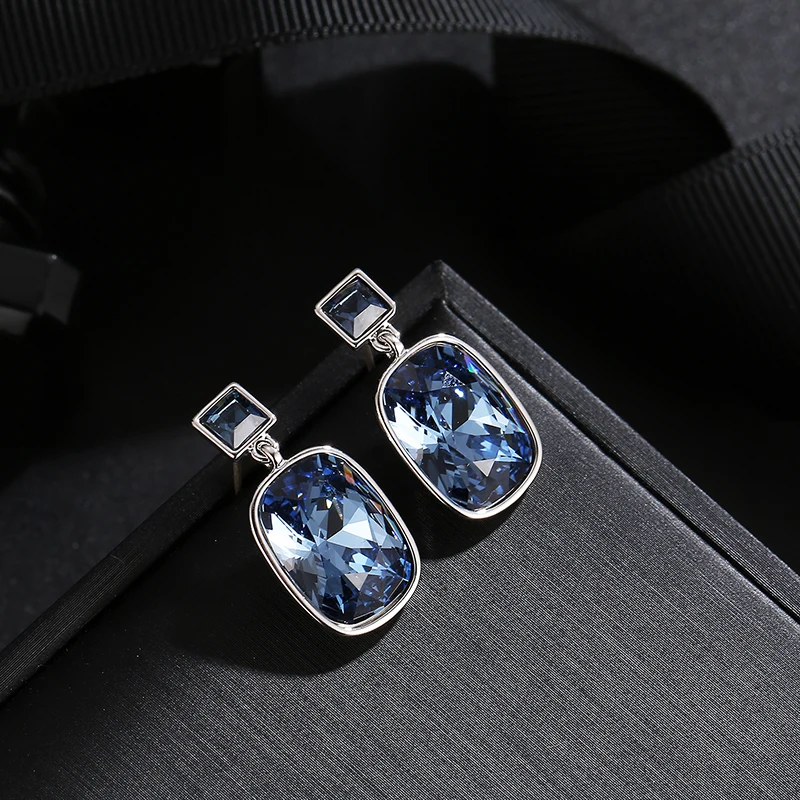 BAFFIN Роскошные Синие Свадебные вечерние Ювелирные наборы кристаллы от Swarovski