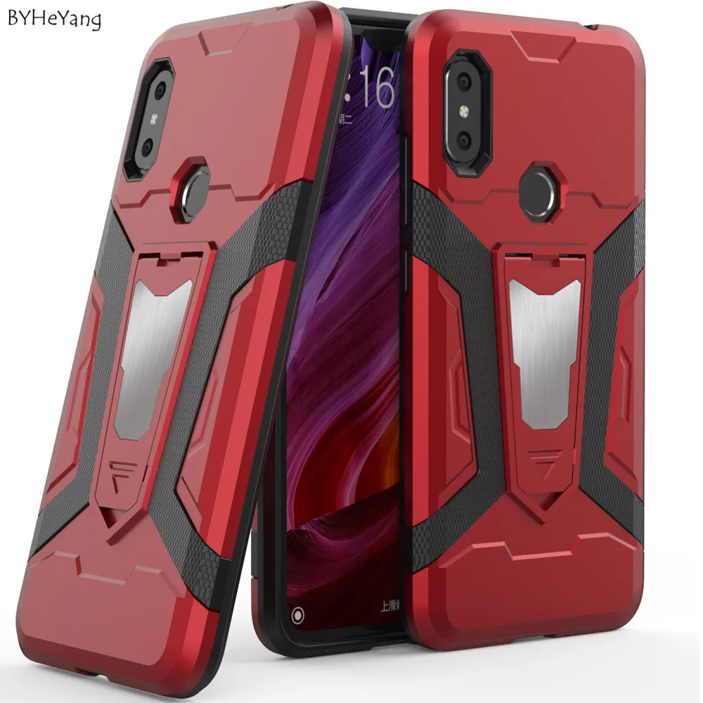 Для Xiaomi Redmi Note 6 Pro Чехол кольцо держатель Броня бампер чехол для телефона
