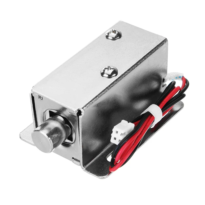 12 V DC 0.8A Электрический замок в сборе соленоид цилиндрический выдвижной ящик шкафа замок