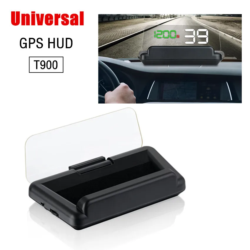 Дисплей GEYIREN T900 с диагональю 3 6 дюйма Автомобильный GPS проектор на лобовое стекло