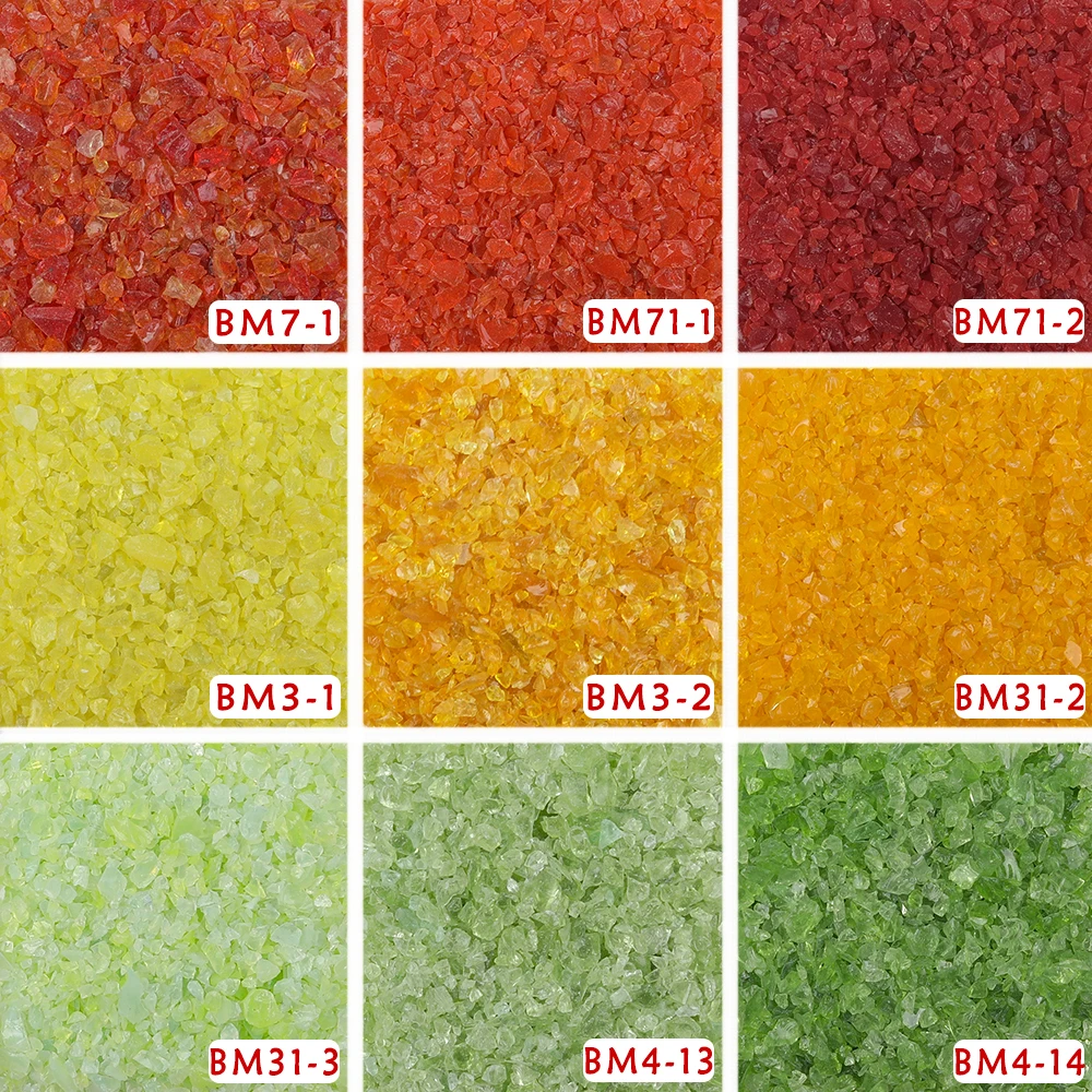 COE 85 Medium size Fine Frit Fusible Transparent color opal glass dots DIY craft lampwork | Дом и сад