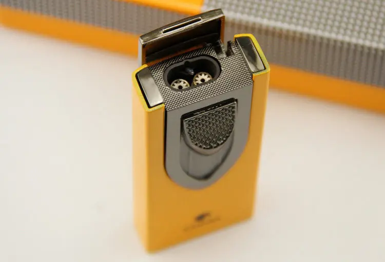 Набор зажигалок для сигар COHIBA металлический резак с 2 насадками|flame flame|flame jetflame torch