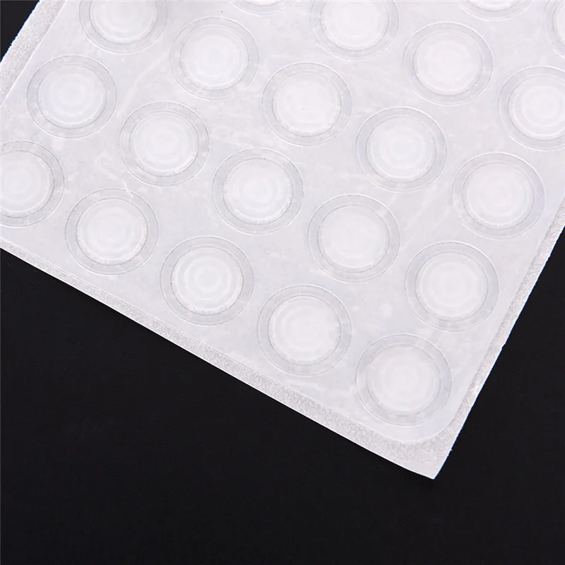 25pcs Transparent Silicone Label Sticker Gel Polish Color Button UV Adhesive Paster Manicure Nail Art Tool | Красота и здоровье