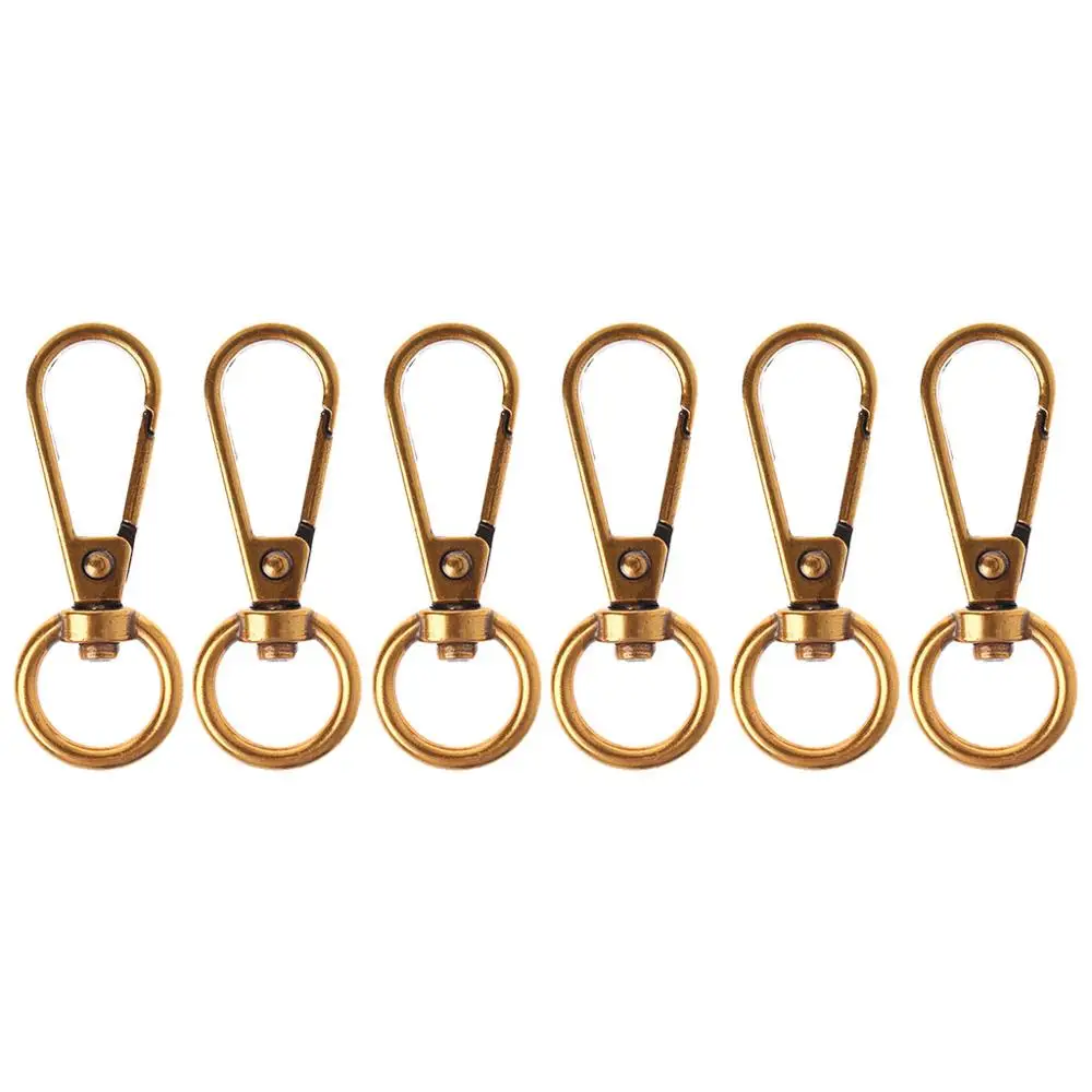 Antique Gold THINKTHENDO, 6 шт., 48x1,6x1 см, поворотная застежка, пружинный крючок, брелок, цепь, сумка, аксессуары, 7 цветов - Цвет: Antique Gold