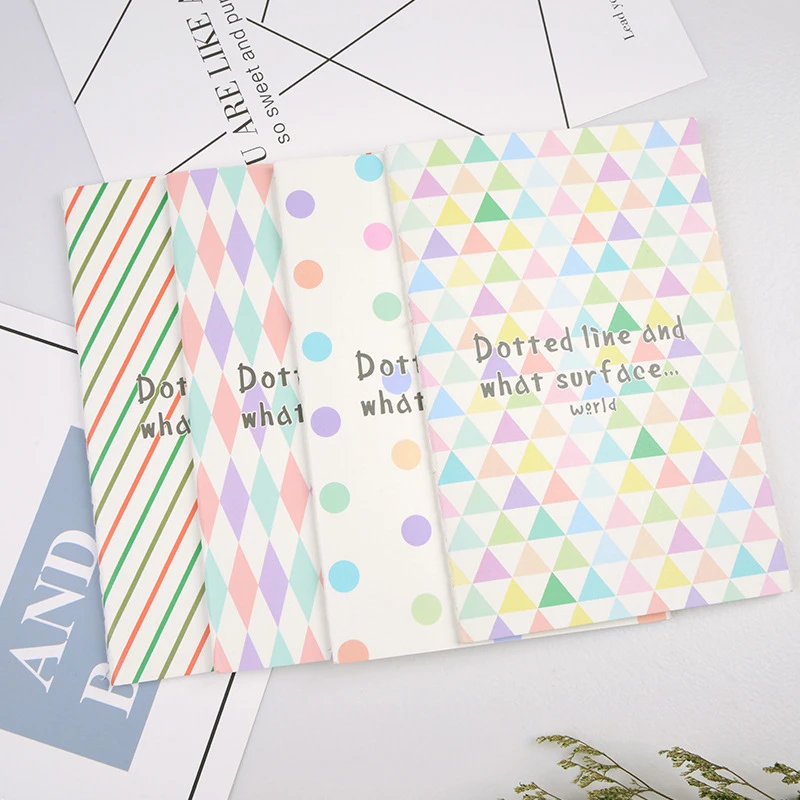 2018 милый свежий Красочный геометрический блокнот с рисунком креативный мягкий